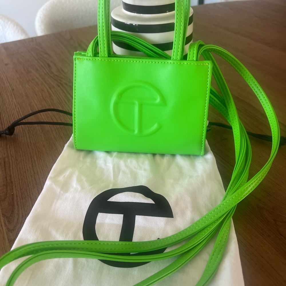 Telfar Bright Lime Mini Bag